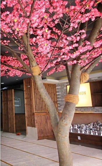 전주 셔먼마켓 — 창가 기둥과 가지의 디테일
