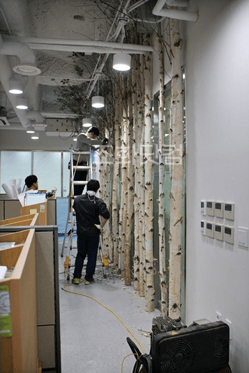 서울대학교 대학원생실 — 파티션 설치 시공 과정