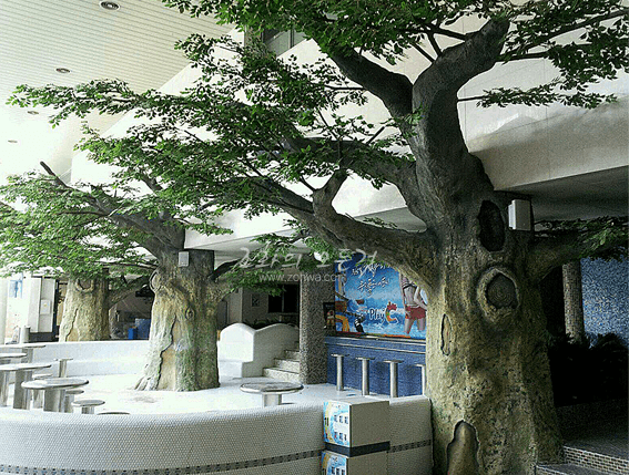 부천 웅진플레이도시 놀이 공간의 나무 군락